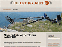 Tablet Screenshot of detektory-kovu.info
